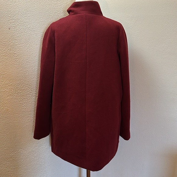 J.Crew Red Cocoon Womens Coat Size 8 - Picture 8 of 11